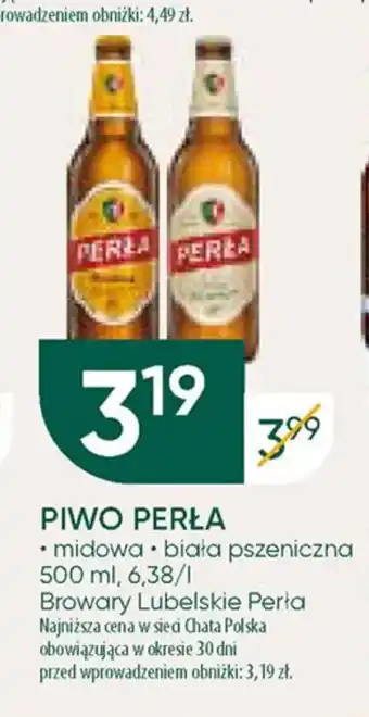 Chata Polska PIWO PERŁA 500 ml oferta