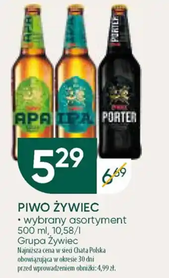 Chata Polska PIWO ŻYWIEC 500 ml oferta