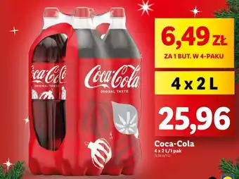 Lidl Coca Cola 4x2l oferta