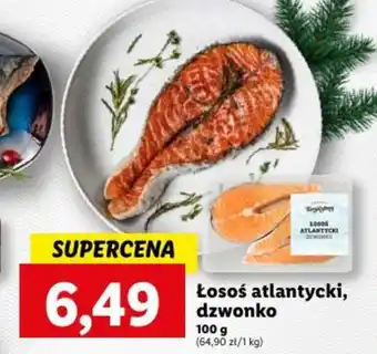 Lidl Łosoś atlantycki dzwonko 100g oferta