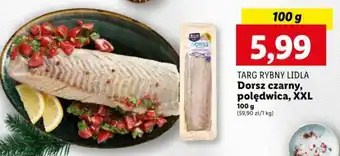 Lidl TARG RYBNY LIDLA Dorsz czarny polędwica 100g oferta