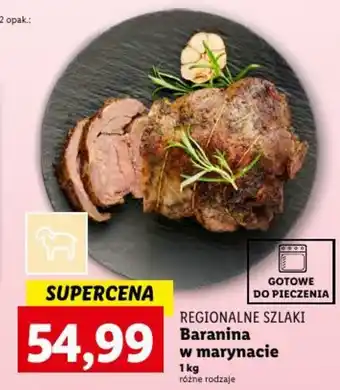 Lidl REGIONALNE SZLAKI Baranina w marynacie 1kg oferta