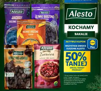 Lidl WSZYSTKIE OWOCE SUSZONE ALESTO oferta