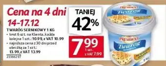 Selgros TWARÓG SERNIKOWY 1 KG oferta