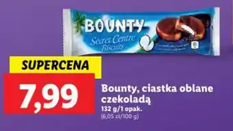 Lidl Bounty, ciastka oblane czekoladą 132 g oferta