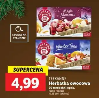 Lidl TEEKANNE Herbatka owocowa 20 tb oferta