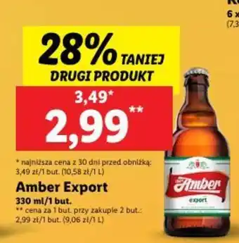 Lidl Amber Export 330 ml oferta