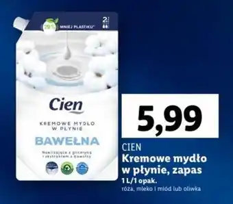 Lidl CIEN Kremowe mydło w płynie, zapas 1 L oferta