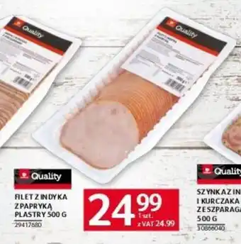 Selgros FILET Z INDYKA Z PAPRYKĄ PLASTRY 500G oferta