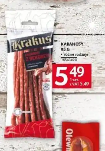 Selgros KABANOSY 95g oferta