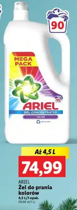 Lidl ARIEL Żel do prania kolorów 4,5 L oferta
