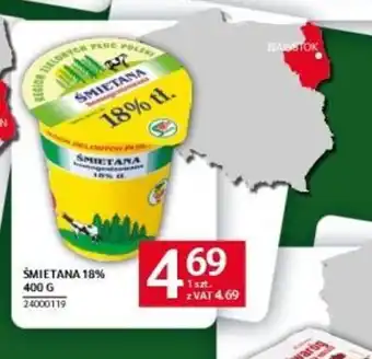 Selgros ŚMIETANA 18% 400 G oferta