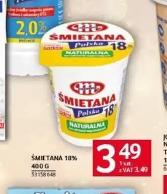 Selgros ŚMIETANA 18% 400 G oferta