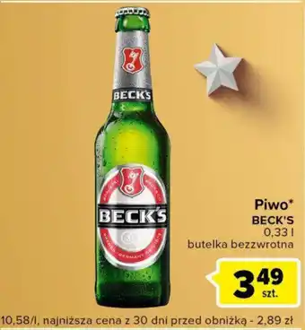 Carrefour Express Piwo BECK'S 0,33 l oferta