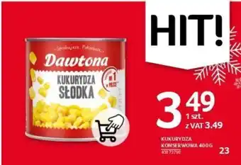 Selgros KUKURYDZA KONSERWOWA 400G oferta