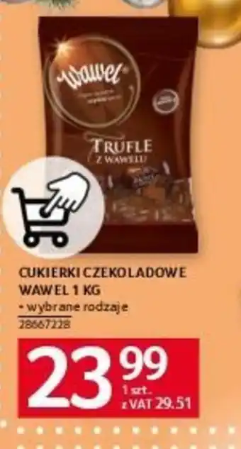 Selgros CUKIERKI CZEKOLADOWE WAWEL 1 KG oferta