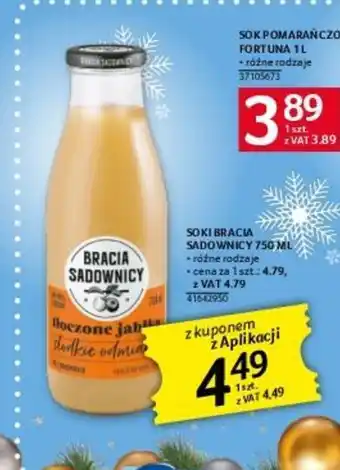 Selgros SOKI BRACIA SADOWNICY 750 ML oferta