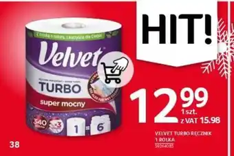 Selgros VELVET TURBO RĘCZNIK oferta