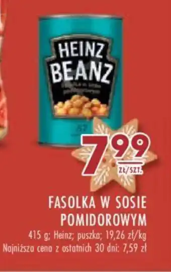 Stokrotka FASOLKA W SOSIE POMIDOROWYM 415 g; Heinz oferta
