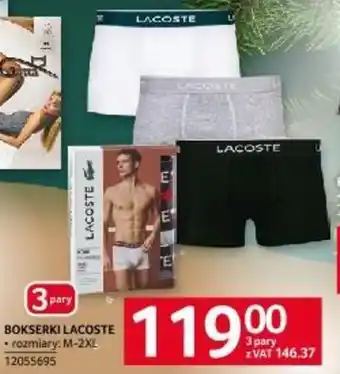 Selgros BOKSERKI LACOSTE oferta