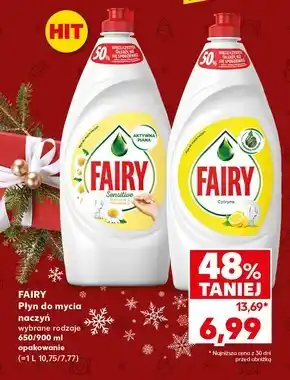Kaufland Fairy cytryna płyn do mycia naczyń 900 ml oferta