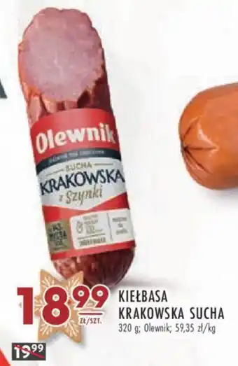 Stokrotka KIEŁBASA KRAKOWSKA SUCHA Olewnik 320 g oferta
