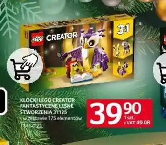 Selgros KLOCKI LEGO CREATOR FANTASTYCZNE LEŚNE STWORZENIA oferta