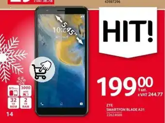Selgros ZTE SMARTFON BLADE A31 oferta