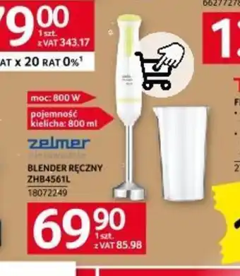 Selgros Zelmer BLENDER RĘCZNY ZHB4561L oferta