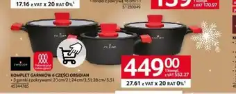 Selgros KOMPLET GARNKÓW 6 CZĘŚCI OBSIDIAN oferta