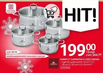Selgros KOMPLET GARNKÓW 8 CZĘŚCI BRAVA oferta