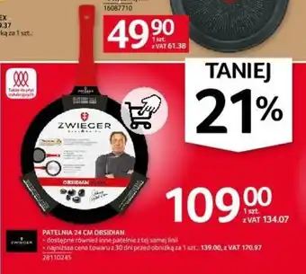 Selgros PATELNIA 24 CM OBSIDIAN oferta