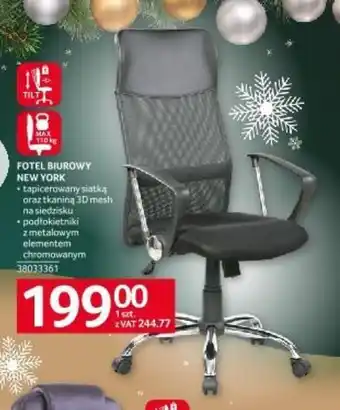 Selgros FOTEL BIUROWY NEW YORK oferta