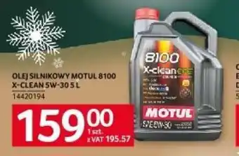 Selgros OLEJ SILNIKOWY MOTUL 8100 X-CLEAN 5W-30 5 L oferta
