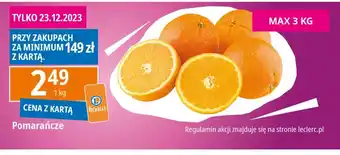 E.Leclerc Pomarańcze 1kg oferta