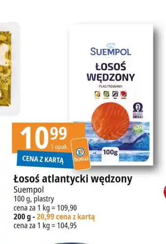 E.Leclerc Łosoś atlantycki wędzony Suempol 100g oferta