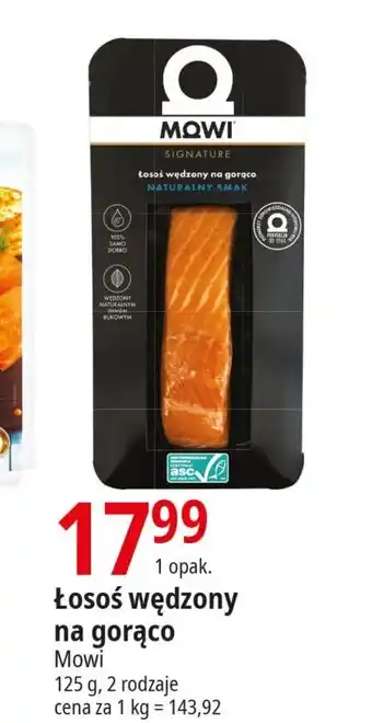 E.Leclerc Łosoś wędzony na gorąco 125g oferta