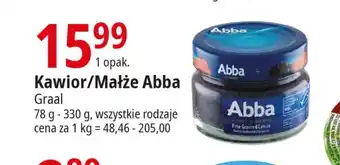 E.Leclerc Kawior/Małże Abba Graal 78-330g oferta