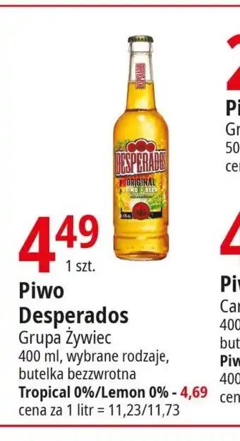 E.Leclerc Piwo Piwo Desperados Grupa Żywiec 400ml oferta