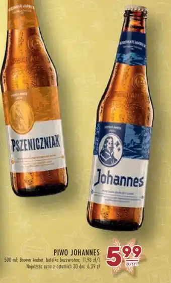 Stokrotka PIWO JOHANNES 500 ml; Browar Amber oferta
