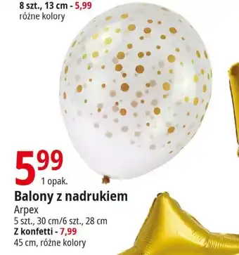 E.Leclerc Balony z nadrukiem Arpex oferta