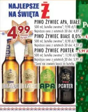 Stokrotka PIWO ŻYWIEC APA, BIAŁE 500ml oferta