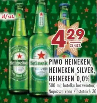 Stokrotka PIWO HEINEKEN HEINEKEN SILVER, HEINEKEN 0,0% 500ml oferta