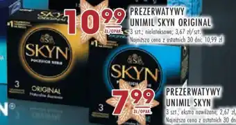Stokrotka PREZERWATYWY UNIMIL SKYN ORIGINAL 3szt oferta