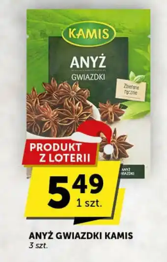 Groszek ANYŻ GWIAZDKI KAMIS 3 szt. oferta