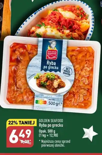ALDI Ryba po grecku golden seafood oferta