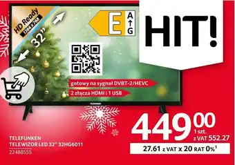 Selgros Telewizor telefunken oferta