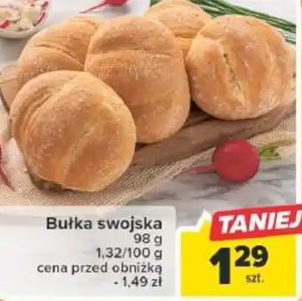 Carrefour Bułka swojska 98 g oferta