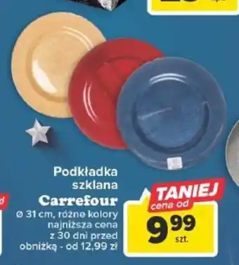 Carrefour Podkładka szklana Carrefour oferta