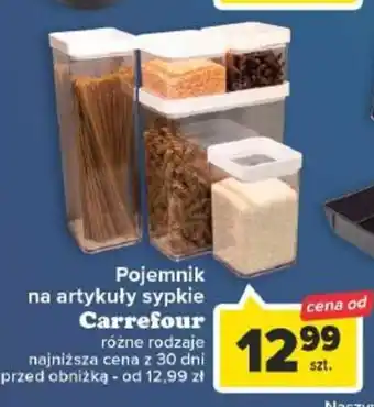 Carrefour Pojemnik na artykuły sypkie Carrefour oferta